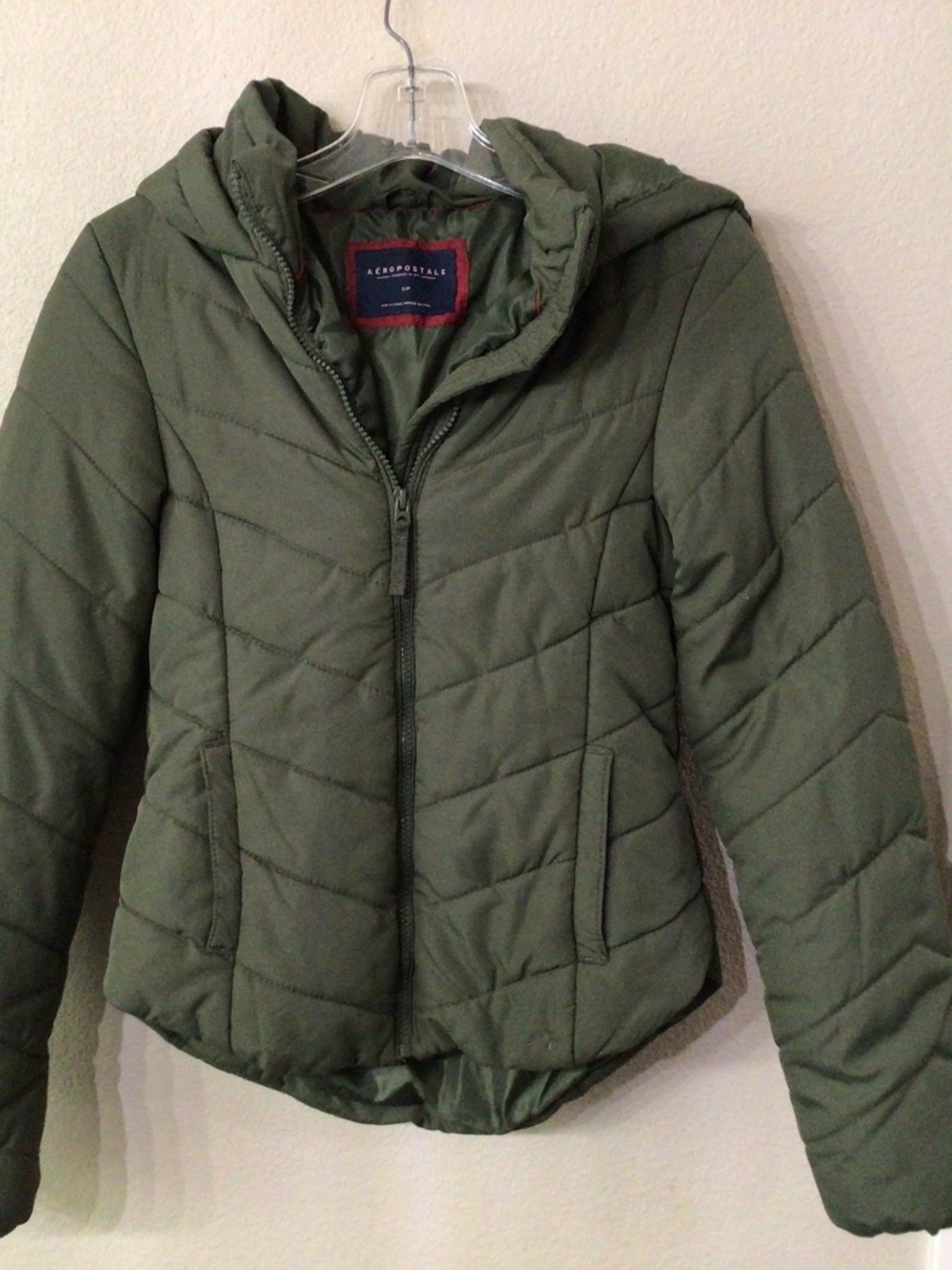 Aeropostale hooded, puffer jacket. Size S/P. Good shape